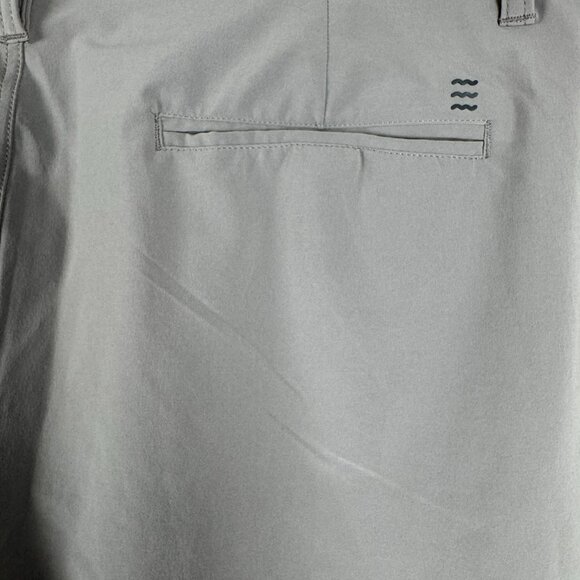 Free Fly Shorts Mens Size 38 Gray Polyester Spandex Stretch Casual SS-1826 - Picture 6 of 9